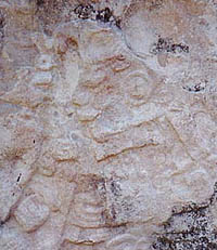 Stela 43 - detail